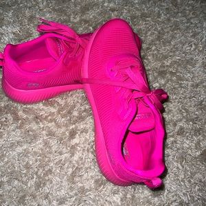 Sketchers- bobs memory foam. Size 10 in women’s. Bright hot pink.